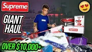 One of my Biggest Supreme Hauls EVER! ($10,000+ Unboxing!)