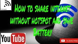 How to share internet without hotspot