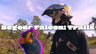 Surprisingly too fast for tight trails- Begode Falcon: sand , roots and romps!!!
