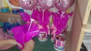 Centro de mesa para festa infantil