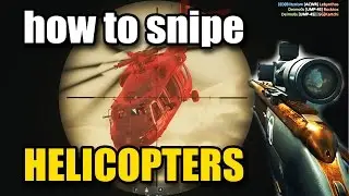 Battlefield Hardline How to snipe Pilots (Helicopter) - Guide/Tutorial