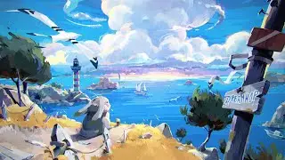 Coastline Breeze ☀️ Summer Lofi Beats