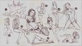 Interactive Pin-up process by Drake