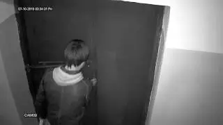 Нарезка с записи видеокамер подъезде дома на ул. Чуйкова