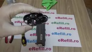 How to refill toner cartridge Brother TN-B023