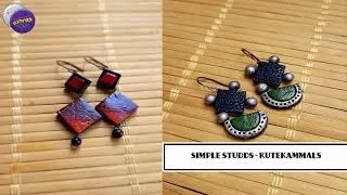 Terracotta Simple Studds - #KuteKammals #TerracottaJewellery
