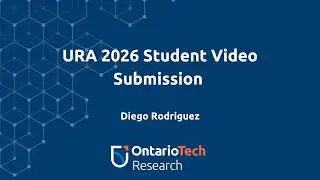 Diego Rodriguez, Undergraduate Research Award Recipient 2026