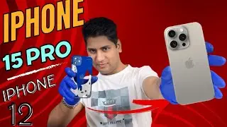 Convert iPhone 12 to 15 Pro Titanium Natural | DIY Housing iPhone 12 to 15 Pro | AMS - HINDI