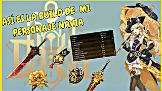 MOSTRANDO LA BUILD DE MI NAVIA EN GENSHIN IMPACT *SEGUIMOS EN PROCESO* | Aromi Games