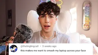 Reading BRUTAL hate comments in ASMR😳