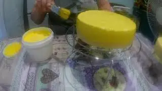 Покрываем сыр латексом