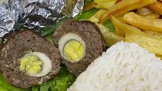 DUHOVKADA KOTLET PISHIRISH / ВКУСНЫЕ КОТЛЕТЫ С ПЕРЕПЕЛИННЫМИ ЯЙЦАМИ