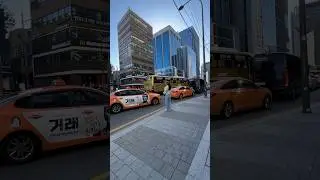 Ловлю такси в Сеуле