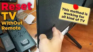 Reset ANY TV Without Remote FAST – Fix Black Screen, No Power, Frozen TV (Cold Boot)