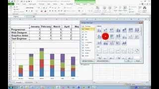 How To... Create a Stacked Chart in Excel 2010