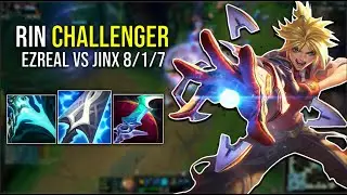 EUW Challenger Ezreal 8/1/7 vs Jinx, Kaseko's Lulu [Early to midgame]