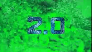 2.0 title  font in green screen