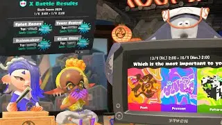 Splatoon 3 Sizzle Season 2024 Reaction + X Battle Compilcation