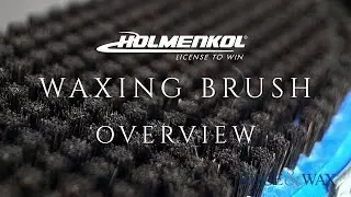Holmenkol Waxing Brush (Nylon, Horsehair, Brass, Steel) Overview