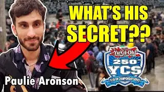 WHAT'S HIS SECRET?? Paulie Aronson YCS 250th Champion Interview | Becoming a 1st Rate Duelist