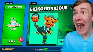 Sain huikeita ALENNUKSIA Brawl Stars Kaupasta!