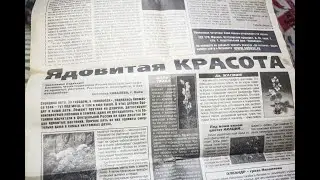 винтажная пресса о ядовитых растениях