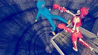 SKELETON'S BOXING KICK INTO A BOTTOMLESS SHAFT | TABS - Totally Accurate Battle Simulator