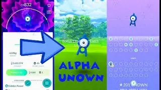 Pokemon Go Shiny Alpha Unown After 23 Raids