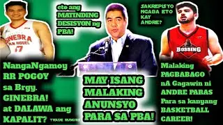 RR Pogoy naNGANGAMOY GINEBRA!|MATINDING DESISYON ng PBA|SAKREPISYO na GAGAWIN ni Andre PARAS!