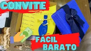 CONVITE PARA PADRINHOS DE BAIXO CUSTO- REAÇÃO DOS PADRINHOS