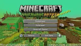 Minecraft 24w14potato poisonous potato update gameplay PART 1