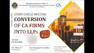 Virtual Study circle Meeting on Conversion of CA firms to LLPs