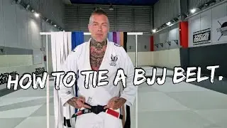2 Fast And Simple ways to tie your BJJ belt.
