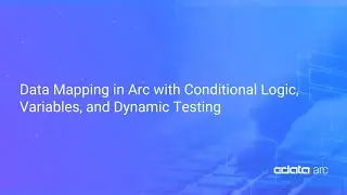Data Mapping in Arc with Conditional Logic, Variables, and Dynamic Testing