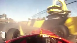 2023 Australian Formula Open/NSW MRC AGI Formula Cars Championship Round 2, Race 1 crash POV