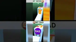 Stair Bouncing Master - Mom vs Dad