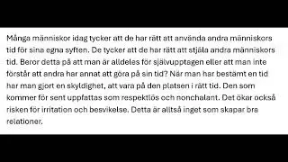 Uttal 3   Tema familj och relationer