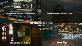 Cyberpunk 2077 is still a broken game | Cyberpunk 2077 Bugs compilation