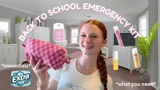 BACK TO SCHOOL EMERGENCY KIT ESSENTIALS!! *Must watch*