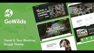 Existing Installtion - Gowilds - Travel & Tour Booking Drupal Theme