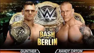 Ghunter Vs Randy Orton|Bash in Berlin|WWE2K24|World Hevyweight Championship