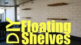 DIY Floating Shelves