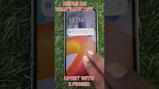 How To Off TalkBack From Redmi A2 ⚡ MI Redmi A2 Double Tab Screen Off Kaise Kare 🔥🔥 