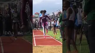 Her ankle 😭 #shorts #triplejump