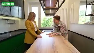 Столешница, подоконник и остров Ligron в «Квартирном вопросе» от 09.07.2022г.