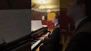 Репетиция перед концертом в Москве 