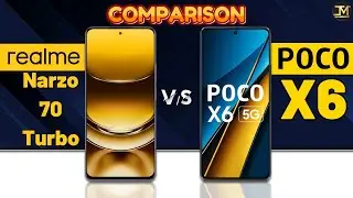 realme Narzo 70 Turbo vs POCO X6 : Which Phone is Best❓😱