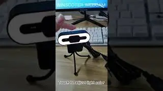 2K webcam for computer, bulit-in fill ring ligt and microphone.portable webcam.