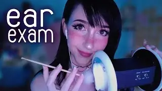 ASMR ☾ comfy Ear Cleaning & Ear Exam👂🏻let's check your Hearing 💜