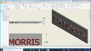CAD 241 CREATE AN EMBOSS FEATURE